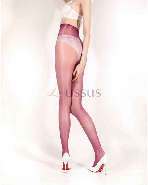 TIGHTS Invisible Shiny Crotchless 10 Deniers