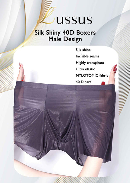 BOXERS MALE Silk Touch 40 Deniers