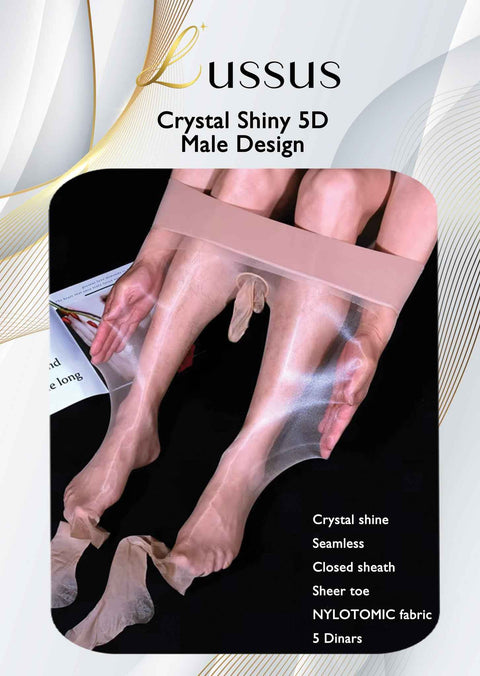 TIGHTS MALE Crystal Shiny Sheath 5 Deniers