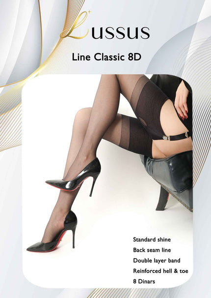 STOCKINGS Line Classic 8 Deniers