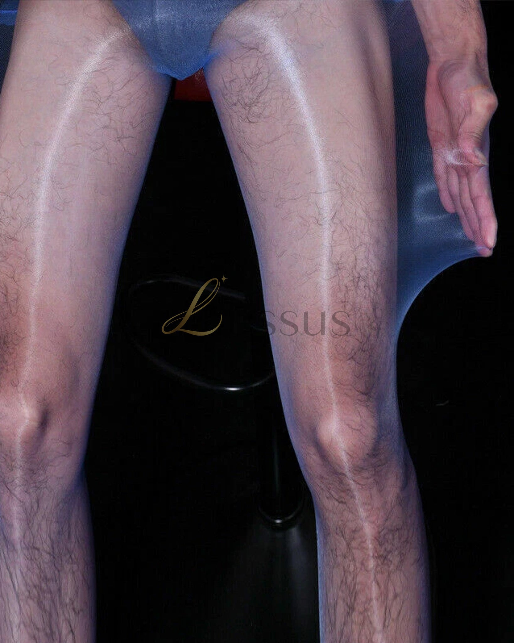 TIGHTS MALE Invisible Shiny 10 D